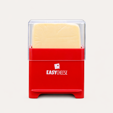EasyCheese Osteklokke Firkantet for oster opptil 1 kg - Rød - Limited Edition